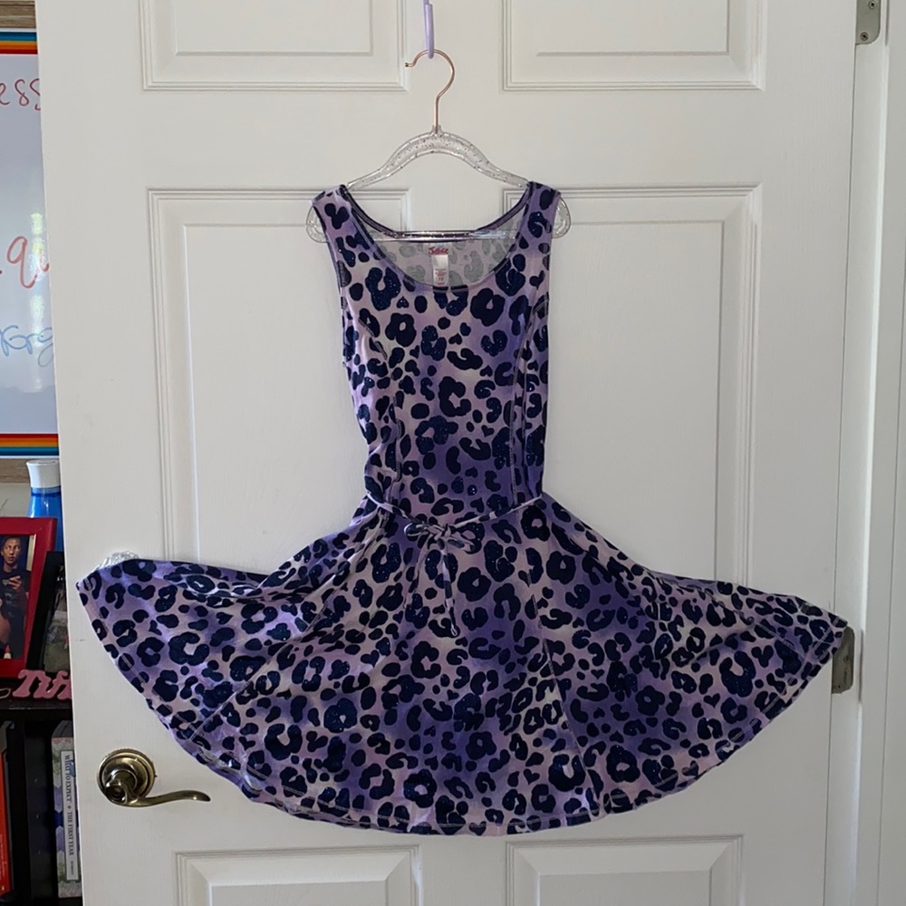 Justice Leopard Purple Dress 💜🐆